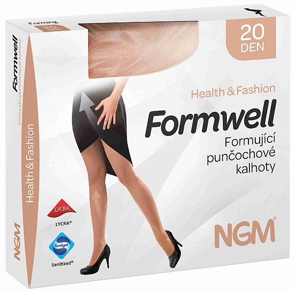 FORMWELL formující punčochové kalhoty 20 DEN s podpůrným tlakem 8 - 10 mmHg   