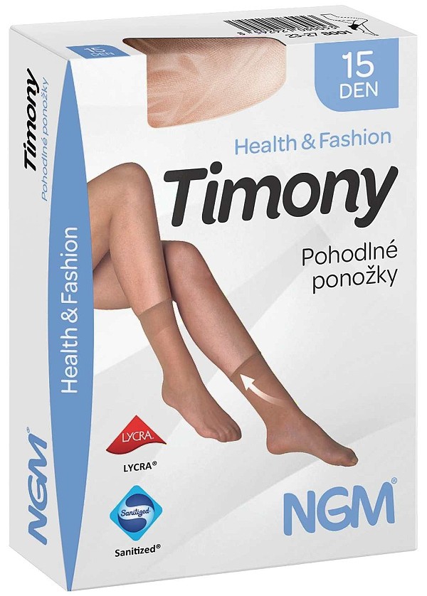 TIMONY ponožky 15 DEN s podpůrným tlakem 8 - 10 mmHg - 1 pár 