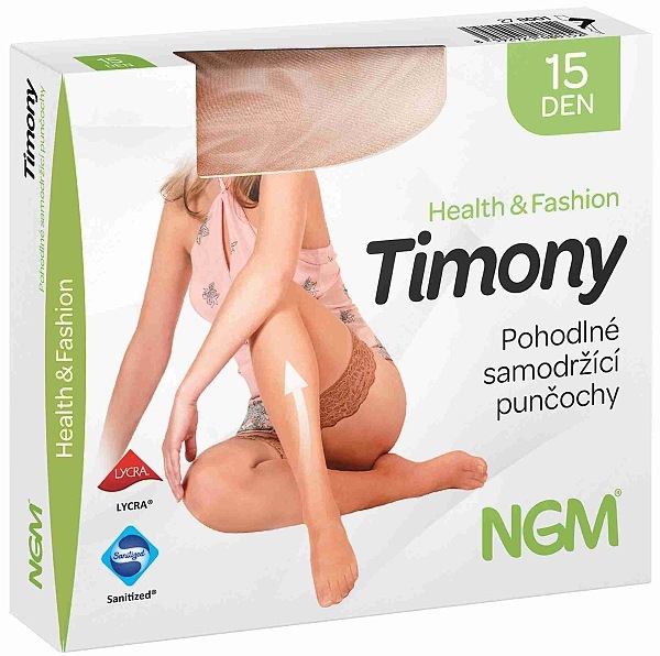 TIMONY samodržící punčochy 15 DEN s podpůrným tlakem 8 - 10 mmHg