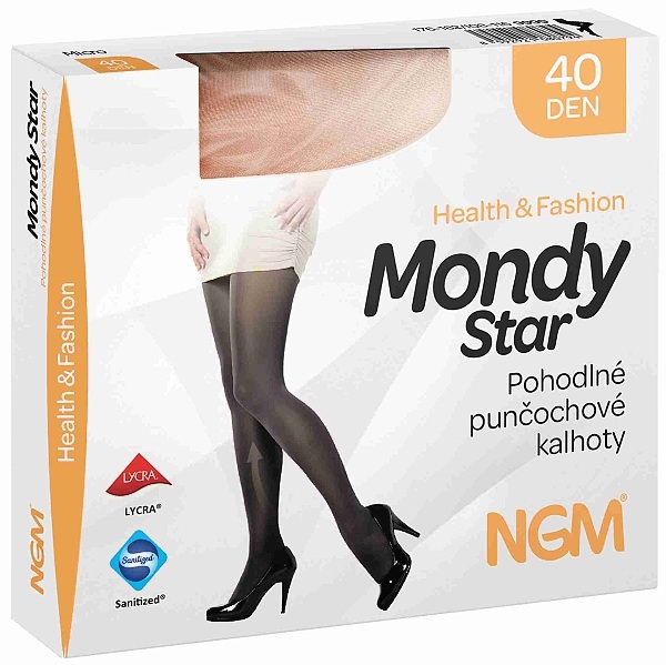 MONDY STAR punčochové kalhoty 40 DEN s podpůrným tlakem 8 - 10 mmHg